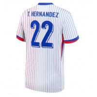 Frankreich Theo Hernandez #22 Fußballbekleidung Auswärtstrikot EM 2024 Kurzarm